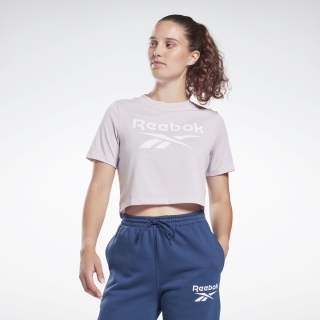 Qısaqol Köynək Reebok RI BL Crop Tee