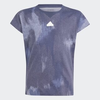 Future Icons Allover Print Cotton T-Shirt Kids